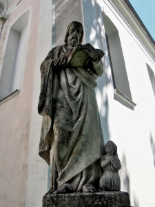 Nalžovské Hory - Sochy u Kostela sv. Kateřiny
