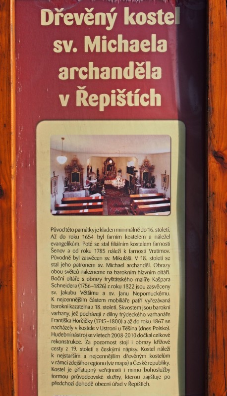 Dřevěný kostel sv. Michaela Archanděla Řepiště_3