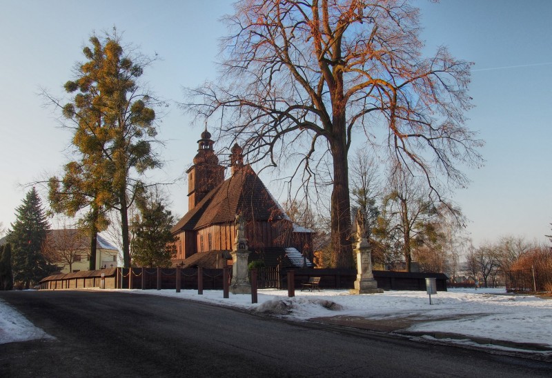 Sedliště - Dřevěný kostel Všech svatých_1