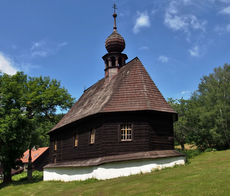 Dřevěný kostel sv.Jana Nepomuckého Klepáčov_4